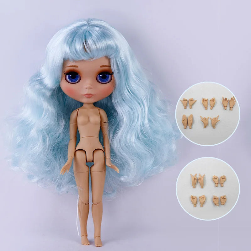 ICY DBS Blythe Doll Tan Skin Matte Face 1/6 BJD Joint Body Neo BL2240