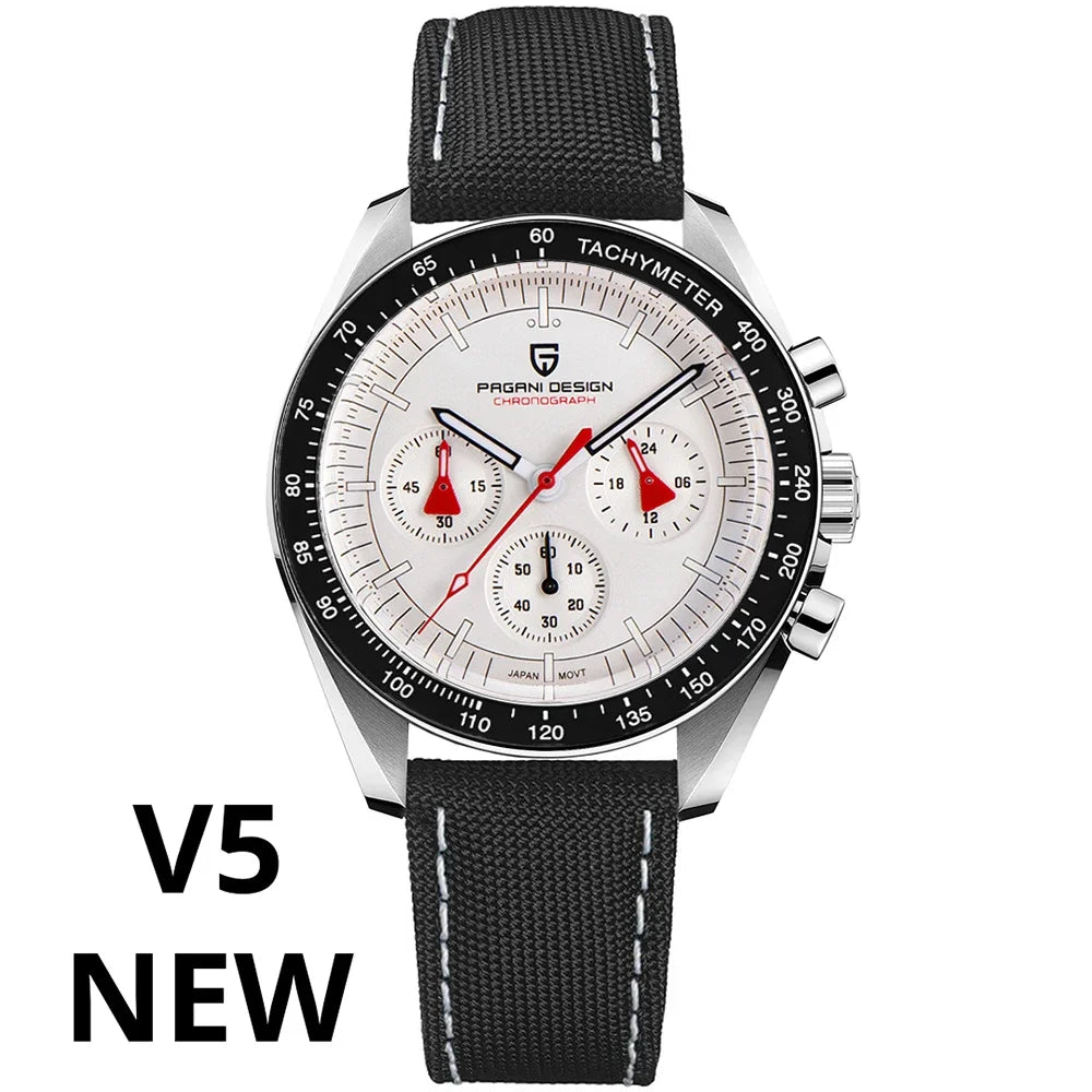 PAGANI DESIGN 2024 New Men's Watches Top Luxury Quartz Watch For Men Auto Date Speed Chronograph AR Sapphire Mirror Wrist watch-EXPROTAS