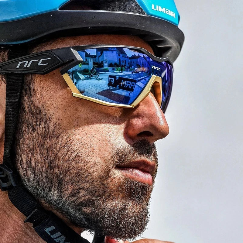 NRC X2 Pride 3 Lens Cycling Glasses MTB Road Bike Sports Sunglasses Men Women