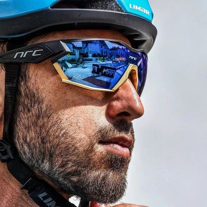 NRC X2 Pride 3 Lens Cycling Glasses MTB Road Bike Sports Sunglasses Men Women