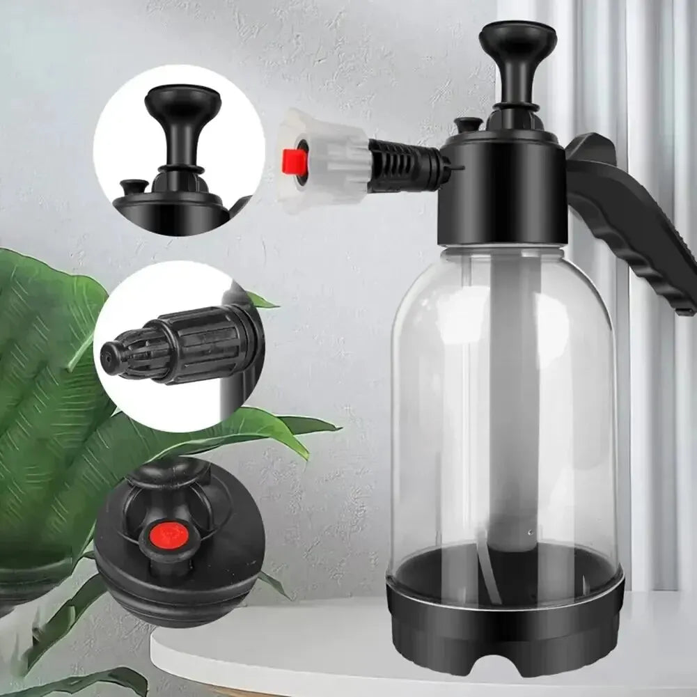 2L Foam Sprayer Car Wash Hand Pump Bottle Pressure Cleaning Tool