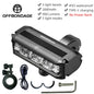 Offbondage Bicycle Light Front LED USB Rechargeable MTB Mountain Lamp