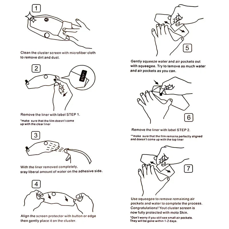 Honda CB750 Hornet 2023 Screen Protector – Scratch-Resistant Dashboard & Instrument Cluster Film