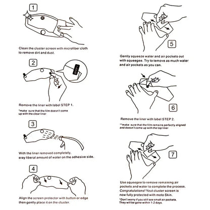 Honda CB750 Hornet 2023 Screen Protector – Scratch-Resistant Dashboard & Instrument Cluster Film