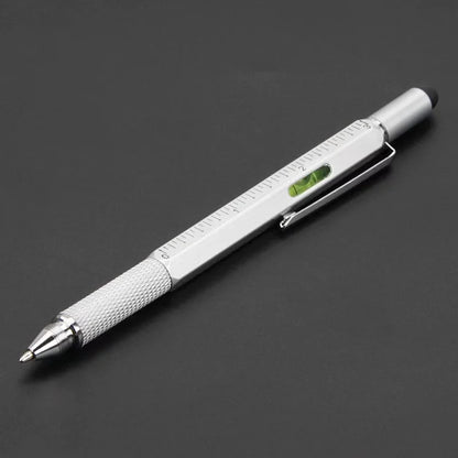 7-in-1 Multifunctional Pen Touch Screen Stylus with Screwdriver Ruler Level