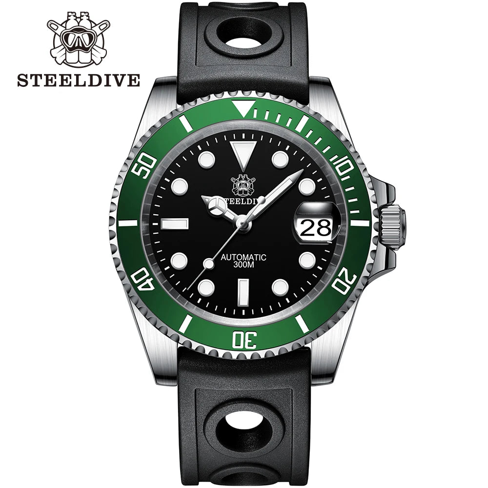 Steeldive SD1953 41mm NH35 Dive Watch 30ATM Ceramic Bezel Automatic Men