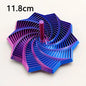 3D Printing Expanded Sensory Fidget Star Model Visual Illusion Hexagon Whirling Spiral Ornaments Stress Relief Board Game