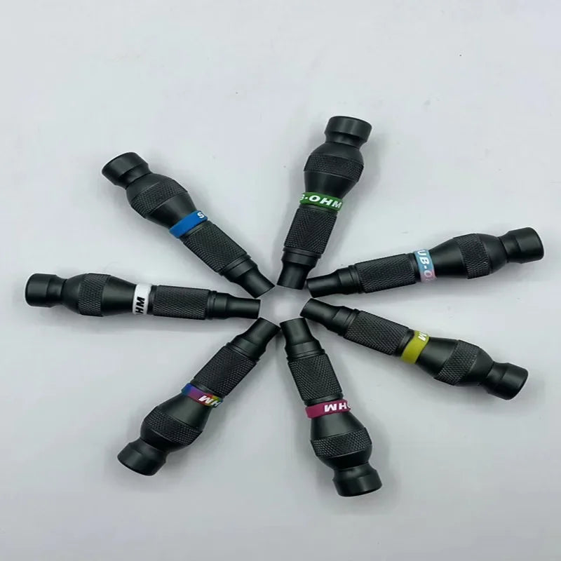 Precision Aluminum Alloy Handle for 1/4" Hex Bits Mini Screwdriver Holder Tool