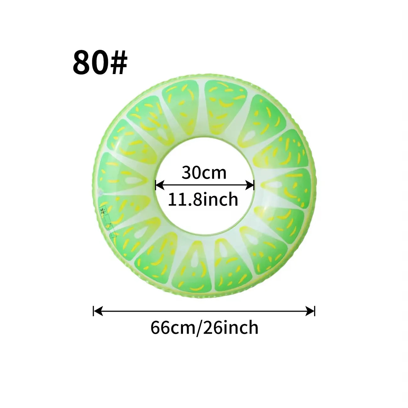 1PC Watermelon Inflatable Swim Ring, Adult Pool Float, Thickened PVC Floats, Summer Beach Water Toy Pool Party Ring