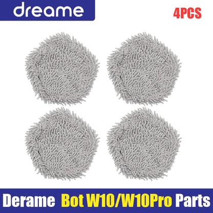 Main Side Brush Filter Mop Cloth for Dreame W10 Robot Vacuum Parts