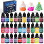 Soy Wax Candle Dye Liquid Pigments 24 Colours for Candle Making Supplies