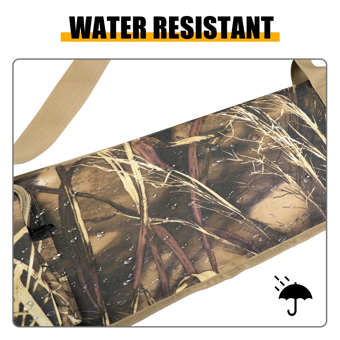 Rifle Case Tactical Waterproof Gun Bag for Hunting -47 Padded Backpack