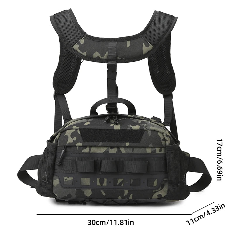 Tactical Chest Bag Outdoor Men Vest Lightweight Sports Hunting Cycling Bags
