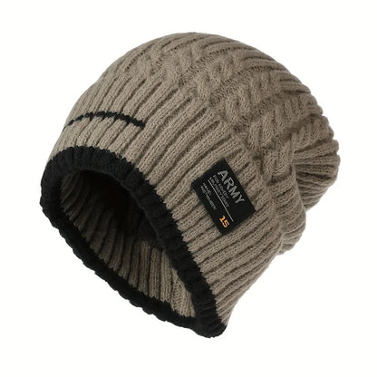 Winter Beanie Hat Knitted Warm Cap Unisex Men Women Bonnet 2023