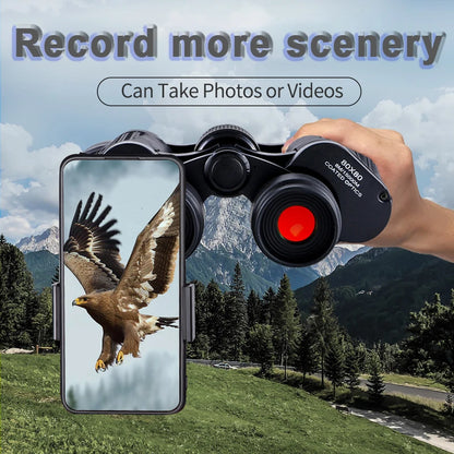80x80 HD Binoculars Optical Glass Lens Waterproof Hunting Sports Outdoor