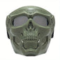 Motorcycle Skull Mask Goggles Windproof Outdoor Riding Glasses Tactical