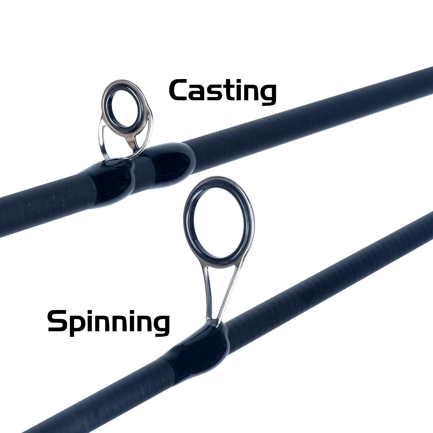 Fishing Rod Carbon Spinning Baitcasting Travel Ultralight Lure 5-30g
