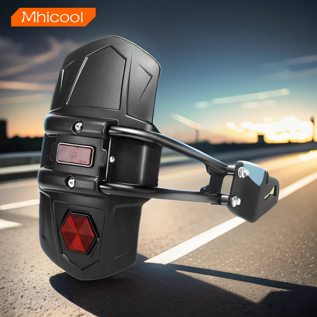 Universal Motorcycle Modified Plastic Rear Mudguard Fender Motorcycle Fender with Reflector