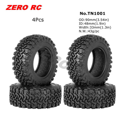 1.9" Crawler Tire for 1/10 RC Car Axial Traxxas D90 SCX10 Wheels