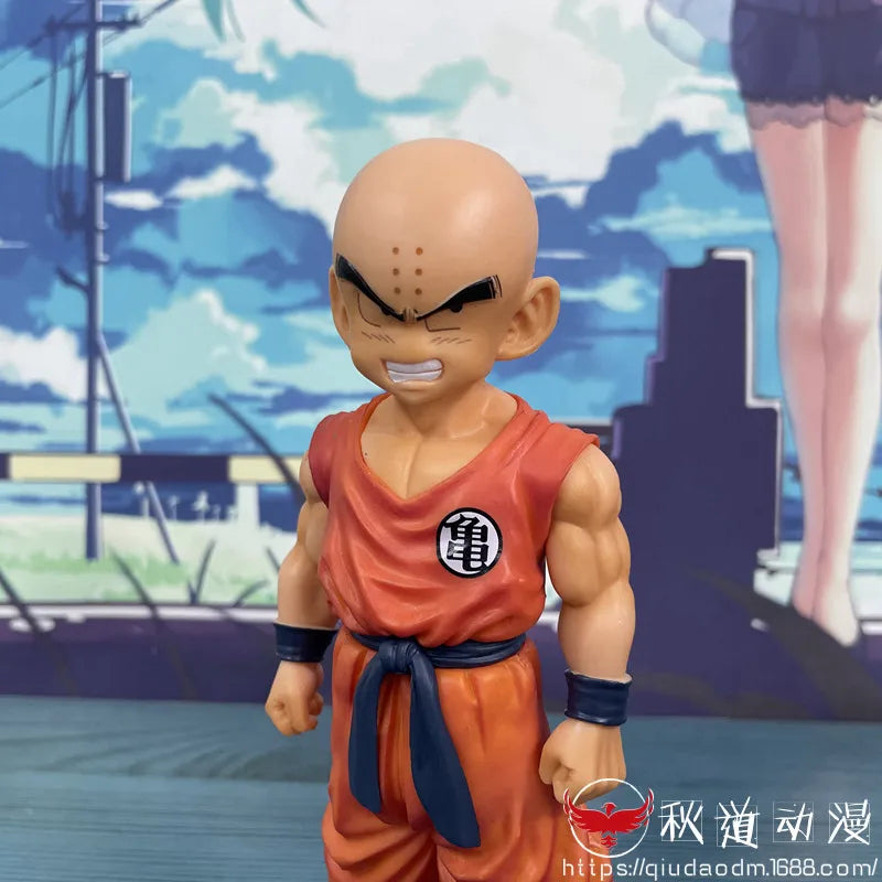 18cm Dragon Ball Z Super Krillin PVC Action Figure Anime Collectible Model Gift