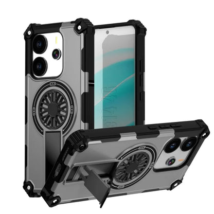 Redmi Note 14 4G 5G Pro Plus Magnetic Stand Armour Shockproof Hard Case