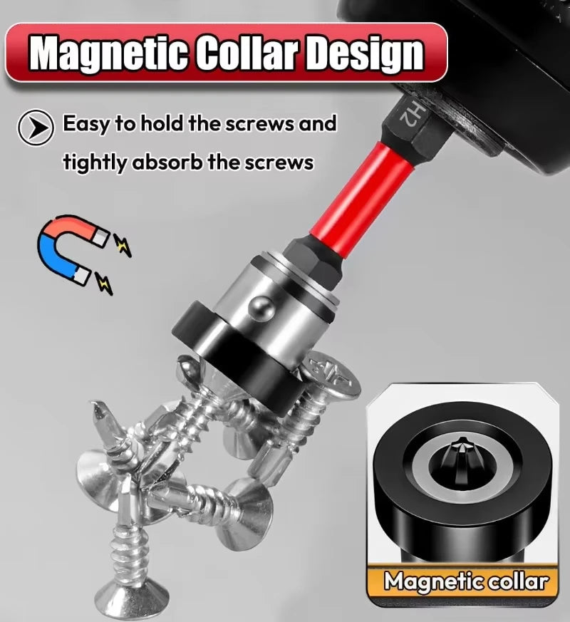 Magnetic Positioning Screwdriver Bits S2 for Drywall Plasterboard Gypsum