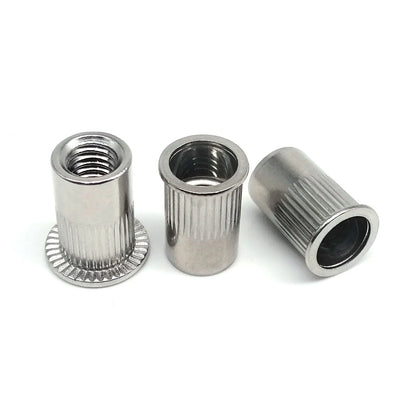 M3 M4 M5 Rivnuts Stainless Steel Rivet Nuts M6 M8 Threaded Inserts 316