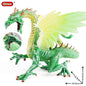 Oenux Fantasy Animal PVC Figure Dragon Dinosaur Golem Turtle Bull Orangutan - EXPROTAS