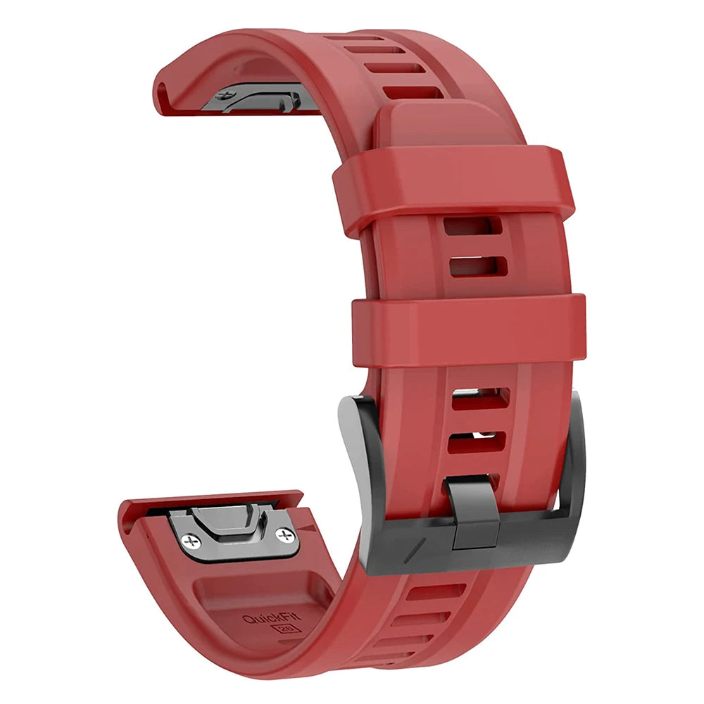 Silicone Strap for Garmin Fenix 7 7X 6X Pro 22mm 26mm Watch Band
