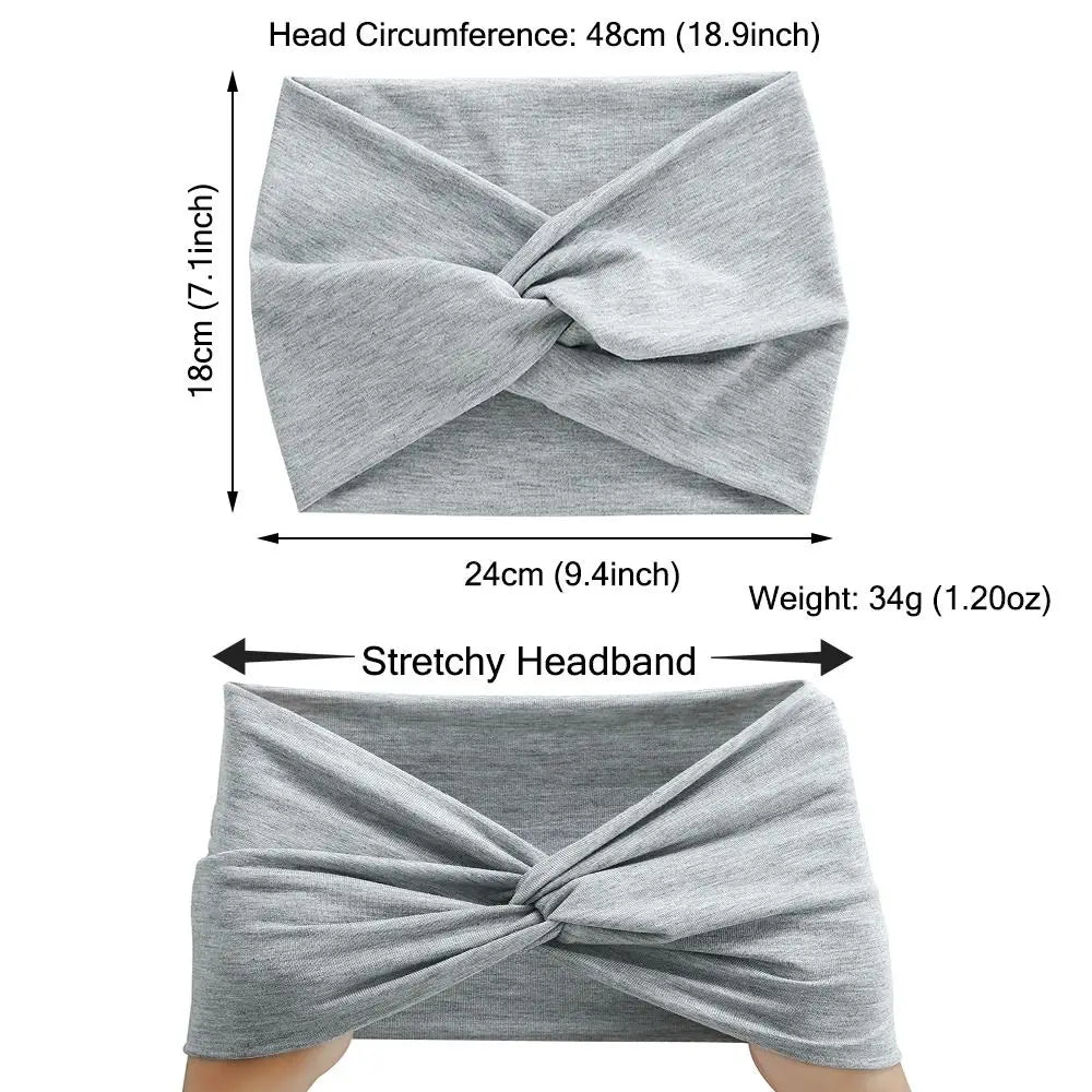 Thick Wide Headbands for Women Turban Workout Hair Accessories Extra Large