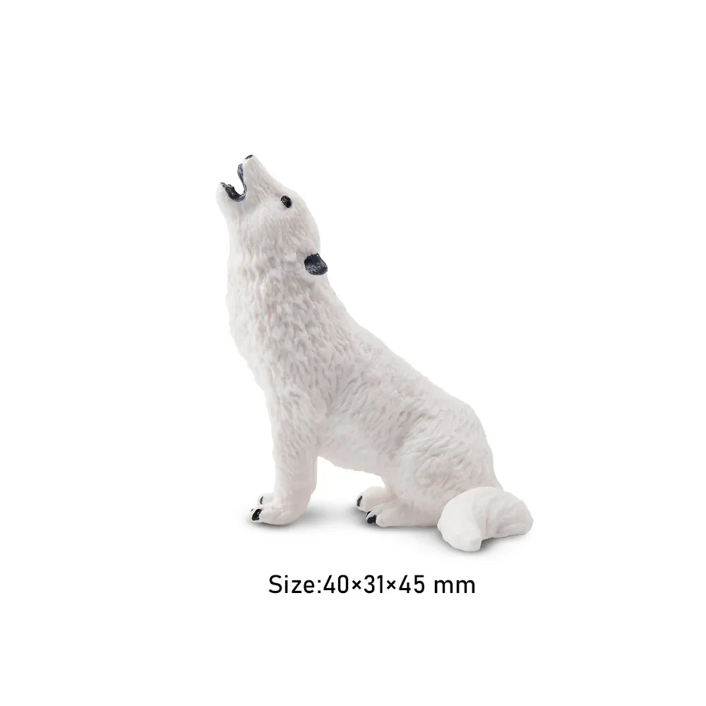 Wolf Animal Model Toy Figurine Lifelike Educational Action Figures