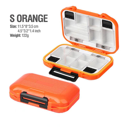 Waterproof Fishing Tackle Box Hook Lure Bait Storage Organizer Case