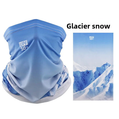 Sun Protection Mask Ice Silk Neck Gaiter Breathable Cycling Fishing Scarf