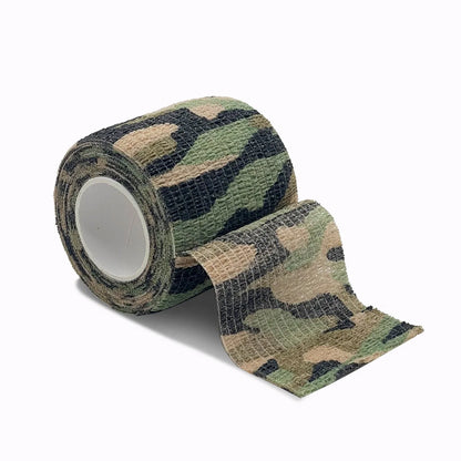 Elastic Grip Wrap Self Adhesive Camouflage Tape 450cm Sports Bandage