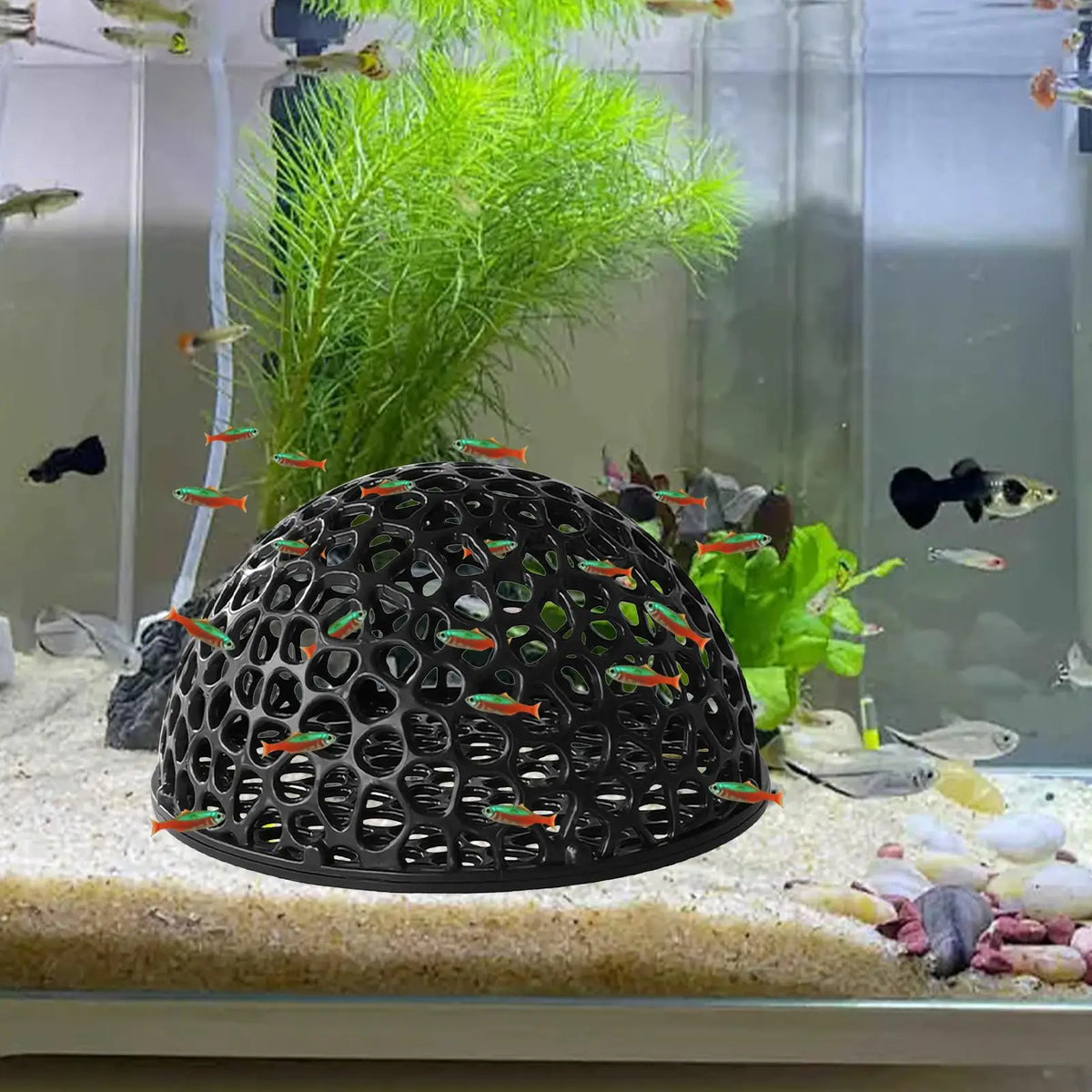 Shrimp Breeding Cave Aquarium Decoration Hiding Place for Betta Fish