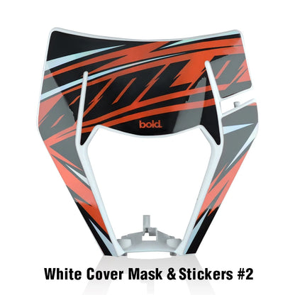 PowerZone Motorcycle  Headlight Headlamp Head Light Supermoto Fairing For KTM EXC SXF MX Dirt Bike Enduro  Headlight - EXPROTAS