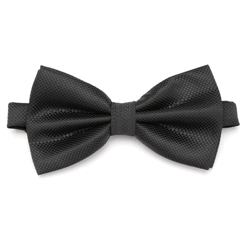 Bow Tie Solid Color Adjustable Wedding Party Ties for Men Women