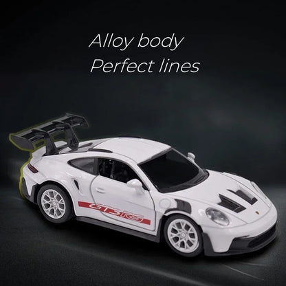 1:36 Porsche 911 GT3 RS Car Model Racing Diecast Alloy Toy Mini Sports