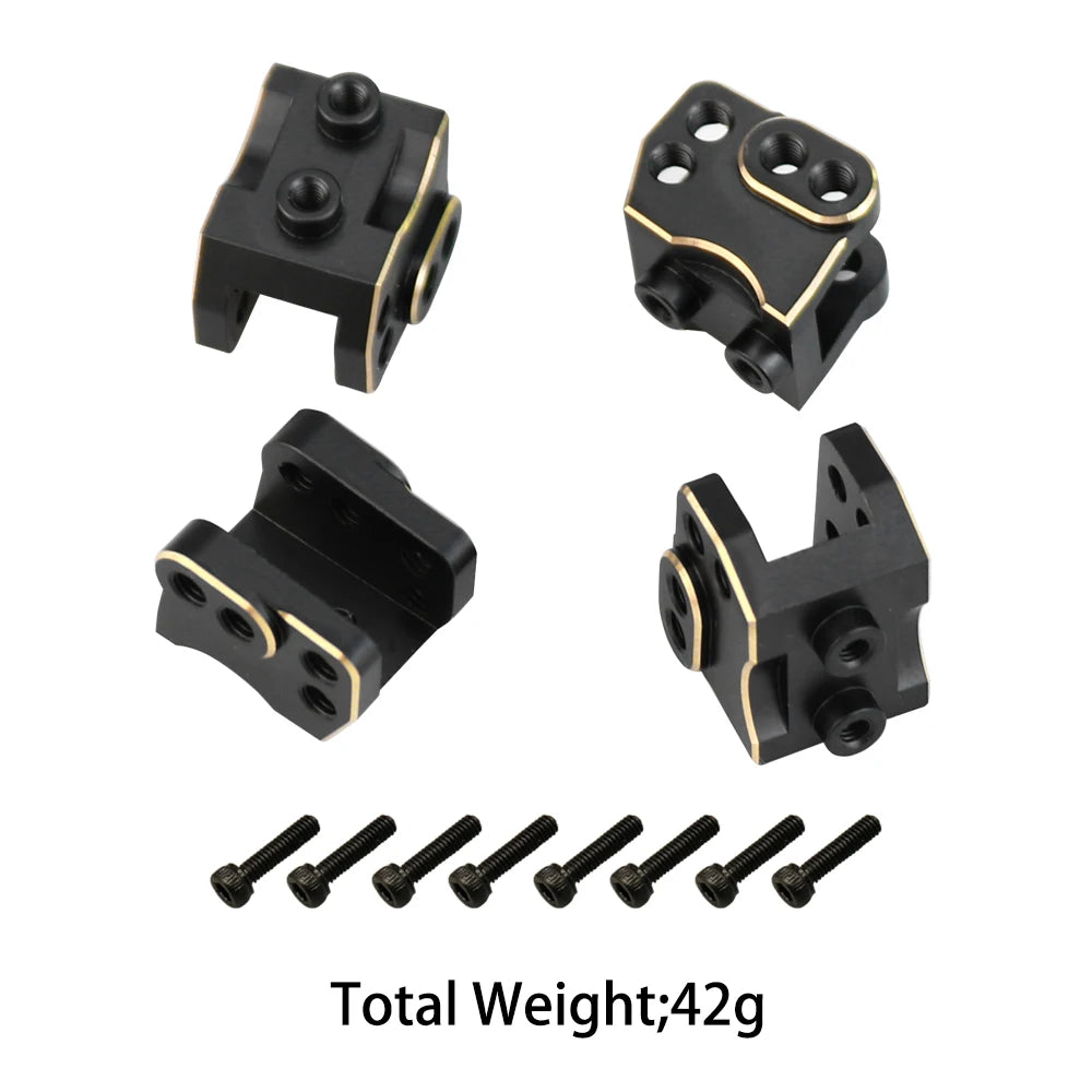 1/10 Axial SCX10 II AR44 Brass Differential Cover Counterweight Black