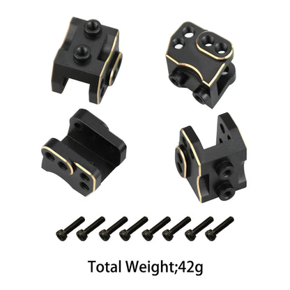 1/10 Axial SCX10 II AR44 Brass Differential Cover Counterweight Black