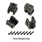 1/10 Axial SCX10 II AR44 Brass Differential Cover Counterweight Black