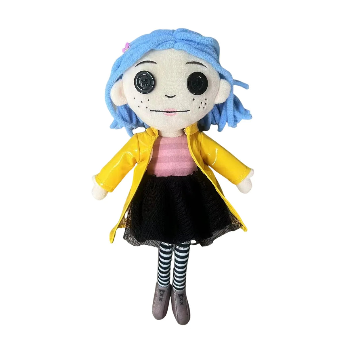 Coraline Plush Doll 28cm Soft Kawaii Figure Toy Cute Birthday Gift