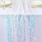 Iridescent Glitter Sequin Table Runner Wedding Baby Shower Party Decor