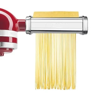 Pasta Attachment for KitchenAid Mixer, Pasta Sheet Roller, Spaghetti Fettuccine Cutter,Stainless Noodle Fit All KitchenAid Chef-EXPROTAS
