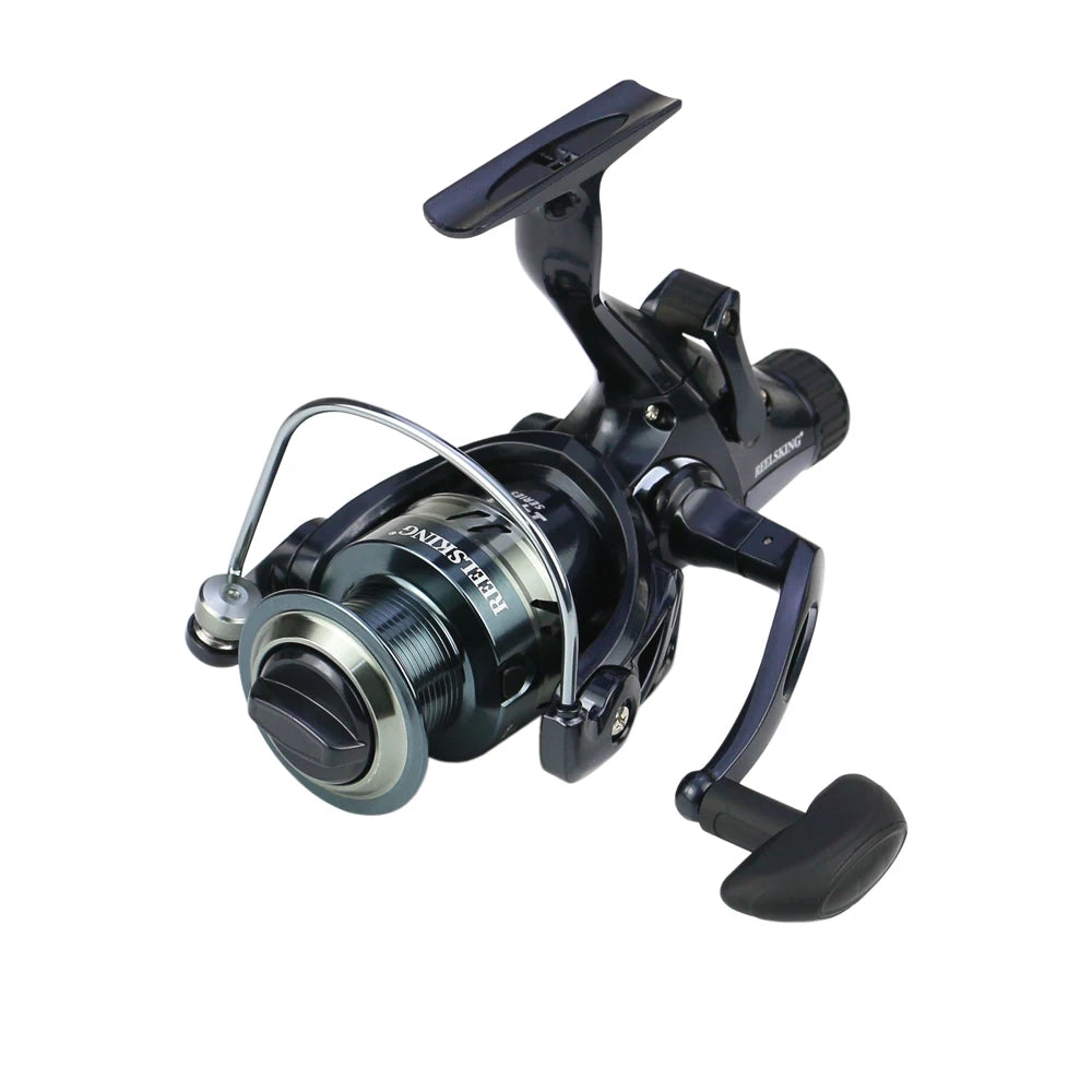 Spinning Fishing Reel 25KG Drag Front Rear Metal Spool Carp Coarse Handle