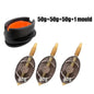 Carp Fishing Method Feeder Kit Quick Release Mould Zinc Alloy Weights Rig Set
