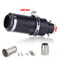Universal Stainless Steel Slip-On Exhaust Muffler Carbon Look with DB Killer 51-60mm