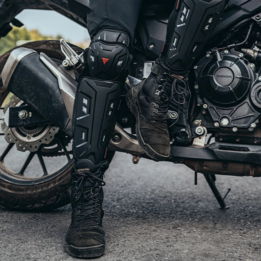 4Pcs/set Knee Elbow Protective Pads Motorcycle Motocross Skating Protectors Riding Protective Gears Outdoor Sport Equipment