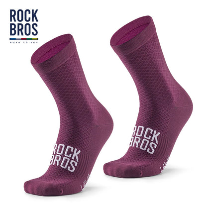 ROCKBROS Cycling Socks Shock-Absorbing Breathable High-Elastic Outdoor Bike Socks A Pair