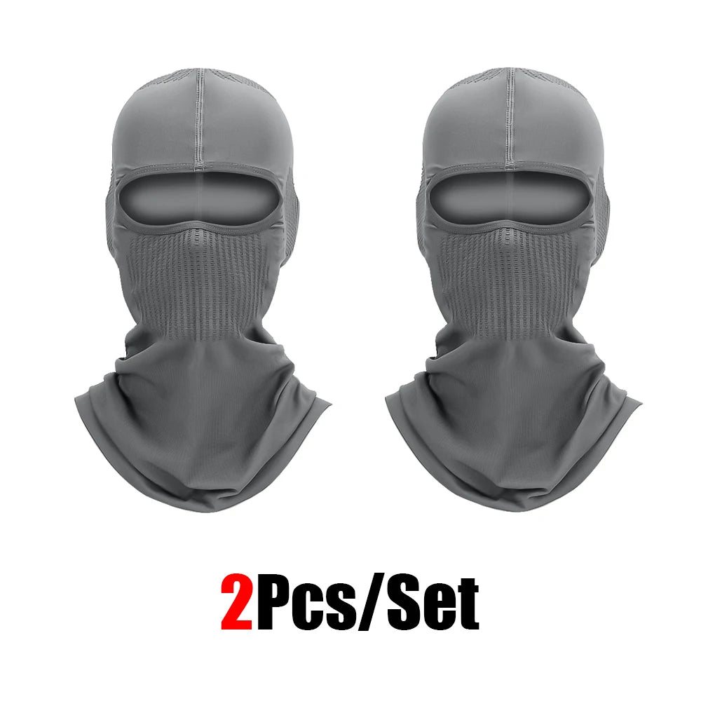 4Pcs Full Face Mask Balaclava Cycling Ski Motorcycle Warm Black Men